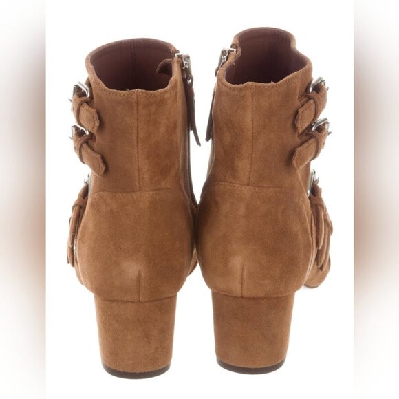 Tabitha Simmons Brown Christy  Suede Ankle Boots size EU 36.5 - Picture 2 of 16